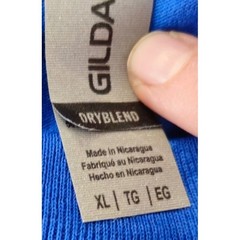 Loy of 3 Gildan DryBlend Royal Blue T Shirt Tee XL Blend Short Sleeve