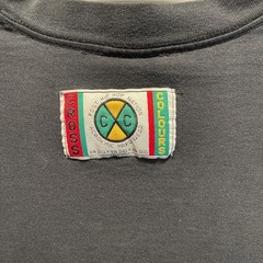 Vintage Cross Colours Shirt 90’s Single Stitch Black T-shirt Size M/L *See Pics*