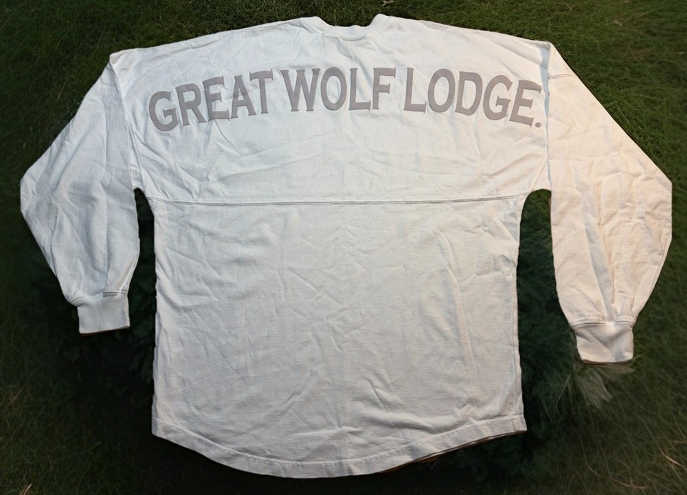 Great Wolf Lodge Spirit Jersey Long Sleeve Shirt Small Water Park NEW California