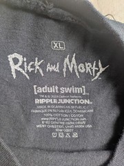 Rick and Morty Graphic T-Shirt Crew Neck Short Sleeve Adult Swim Tee XL