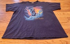 The Lion King Mufasa Shirt XL Disney Designs Movie Promo Preowned 90s Simba Scar