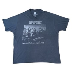 The Beatles 2XL 2014 Gray T-Shirt Liverpool England Graphic Please Please Me