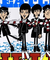 THE BEATLES SATURDAY MORNING CARTOON HELP! VINTAGE REPRODUCTION T-SHIRT TEE
