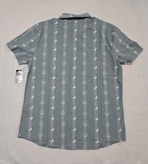 RVCA Mens Balance Stripe Button Up M Medium NWT $66