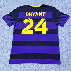 Nike Kobe Bryant 24 Mambacurial Soccer Shirt Jersey Futbol M Basketball Striped*