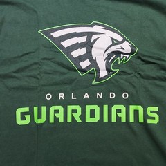 XFL Orlando Guardians T-Shirt Mens Large Forest Green NWT Graphic Tee ORLM-101