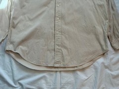Ralph Lauren BLAKE Cotton Kanoko Shirt L Beige for 14Y+ Japan