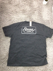Simms Two-Tone Pocket T-Shirt – Short Sleeve XL Charcoal Heather