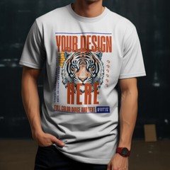 Your Design Full Color Custom Print Text, Logo or Photo On T Shirt Graphic Tee