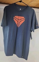 Polaris Slingshot Mens Blue/ Orange Solid Graphic T-Shirt Size L