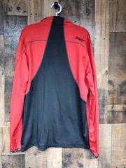 Swix Men’s Base Layer Top L Red 1/4 Zip Nordic Ski Thermal