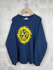 Ned’s Atomic Dustbin Rock Band Vintage Long Sleeve T-shirt Size XL Navy Blue