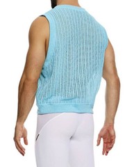 Modus Vivendi Crochet Summer Knitted Tank, Many Colours, Sleeveless, Scoop Neck