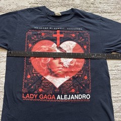 Vintage 2010 Lady Gaga Alejandro Concert Tee Men’s Large Black Red Heart 2000s