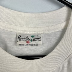 Vintage St Maarten Tshirt Single Stitch Extra Long Length Shell Graphic ￼