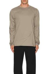POST ARCHIVE FACTION (PAF) 7.0 Long Sleeve Center Top Warm Grey M NWT $471