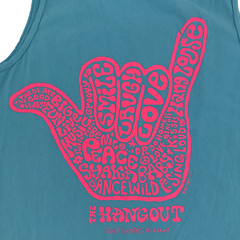 Adult Small The Hangout Music Festival Gulf Shores Alabama Blue Pink Tank Top