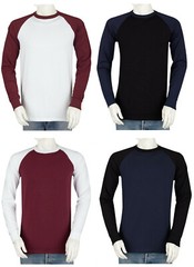 Styllion Big and Tall – Mens Raglan Baseball Shirts – Long Sleeve – RCLS