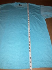 Vintage NOS XL Turquoise Blank Screen Stars Best, T-shirt. Single Stitch USA.