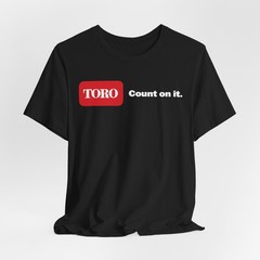New Toro Count On It Logo Tee Black/Navy Size S-5XL Unisex T-Shirt