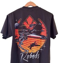 Vintage Star Wars Classic Rebels Darth Vader Modern T-Shirt REPRINT Size Large