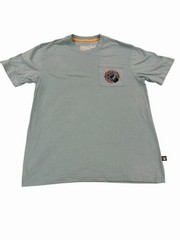 Howler Bros Heed the Call Pocket T Shirt Blue Graphic Short Sleeve Mens M