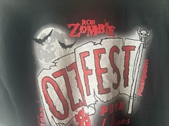 Vintage 1999 Ozzfest Tour T Shirt XL Black Sabbath Rob Zombie Slipknot Deftones