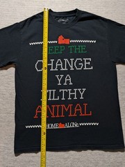 Home Alone Movie T-shirt Mens Medium Keep The Change Ya Filthy Animal Holiday