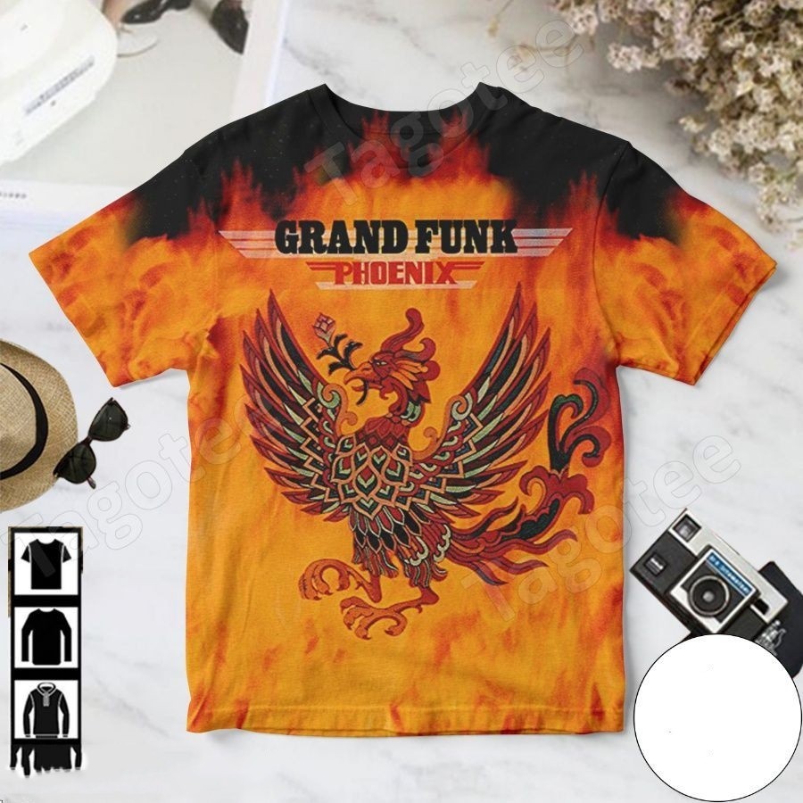 Grand Funk Railroad Phoenix Album All Over Print 3D Shirt For Men S-5XL BL2765