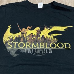 Final Fantasy Shirt 2XL Vintage 00s Y2k Storm-blood XIV Video Game Online Tee