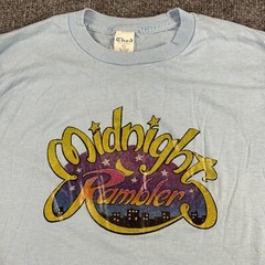 Vintage Midnight Rambler Single Stitch T Shirt XL measures smaller Ched 70s 80s