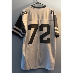 Vintage Classic Sports 1963 New York 72 Jersey Mens Medium Grey Black V-Neck