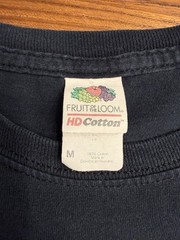 Fruit of the Loom Drop Dead Gorgeous Band Heavy Cotton T-Shirt Navy M