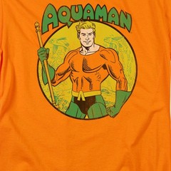 DC Aquaman Licensed Adult Unisex T-Shirt Regular Fit Tee SM-3X
