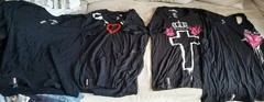 Lot of 4 Pistol Boutique Love Hate T-Shirts Size L 100% Cotton