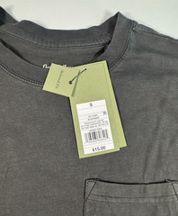 Goodfellow & Co Men’s Heavyweight Short Sleeve T-Shirt Hematite Size S NWT