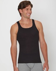Hanes Tank 6-Pack Ultimate ComfortSoft Dyed Tagless Wicking Cool Comfort Ribbed
