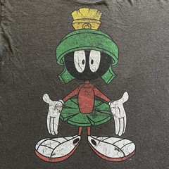 2010s Marvin The Martian T Shirt Mens Size XL Gray Cartoon Looney Tunes