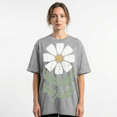Retro Daisy Flower T-Shirt Boho Botanical Nature Floral Garden Style Tee