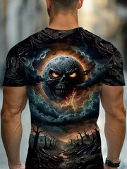 Classic T-Shirt Soft Cotton Tee – 3D All Over Print T-Shirt