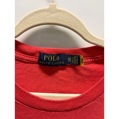 Polo Ralph Lauren T-Shirt Mens 2XB Red Good Spellout Graphic Short Sleeve Tee