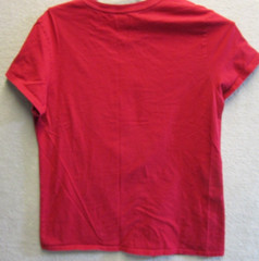 Christmas Dog Shirt Size XL/XG Short Sleeves Red Cotton 💙
