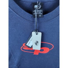 NWT Seoul Projects SP Sport Tee Navy Blue Red Logo T-Shirt SS XL