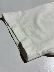 Vintage 1960s White Blank T Shirt JCPenney Single Stitch Medium Tall