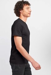 Hanes 6-pack Mens T-Shirt Moisture-Wicking Cotton Crewneck Tees Black, Gray XL
