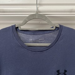 Under Armour T-Shirt Men’s Large Blue Short Sleeved Loose Fitting Heat Gear Top
