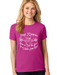 “PURE COUNTRY” Tee Unisex OR Ladies Fits Available & 4 Color Choices!