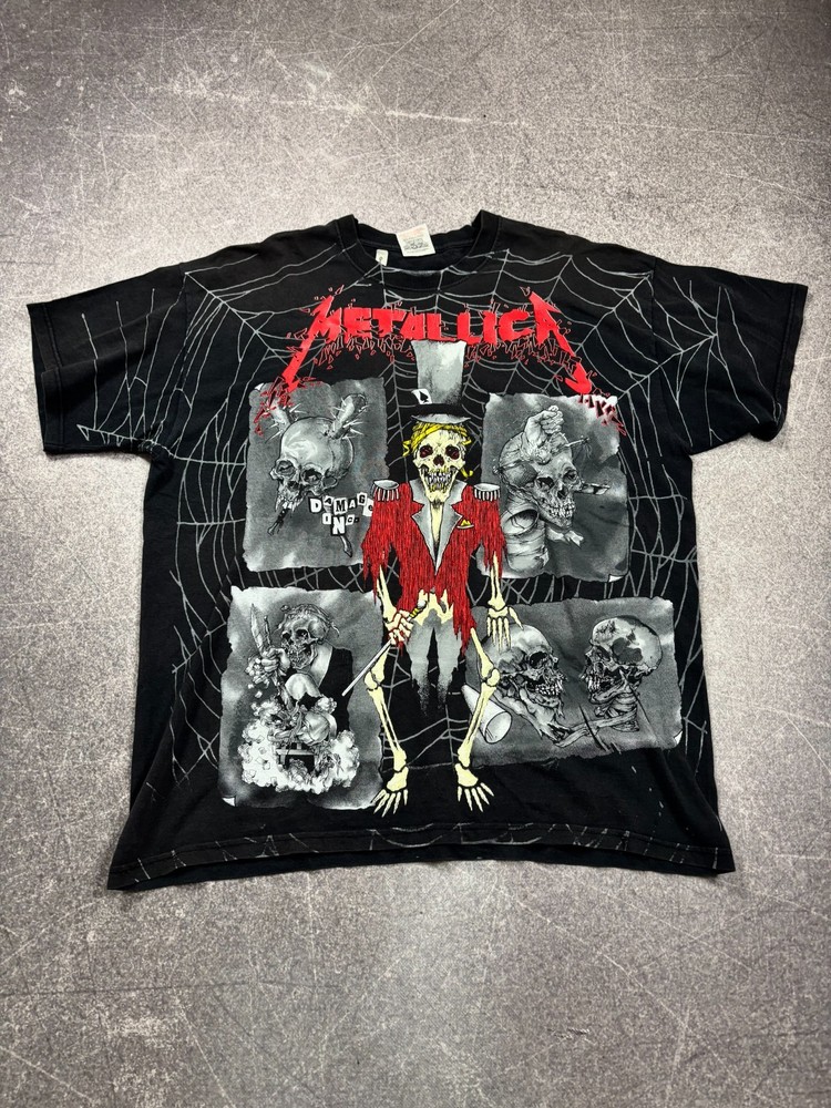 Metallica Vintage 1992 Pushead Ringmaster All Over Print T-Shirt