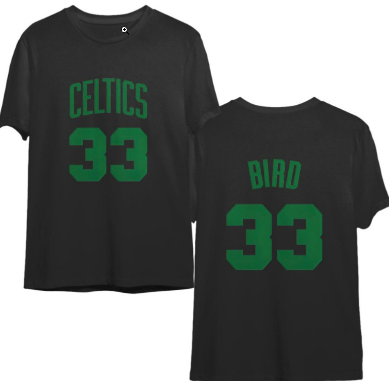 Larry Bird’ Jersey – Larry Bird’ – T-Shirt Double Sided Tee