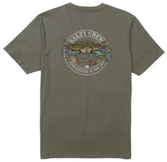 Salty Crew Jimmy SS T-Shirt – Dusty Olive – New